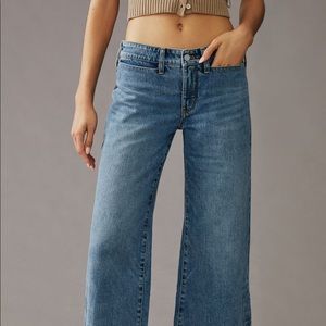 NWT Pilcro Skater Low Rise wide leg jean anthropologie